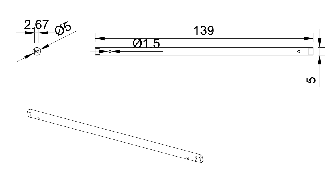 Main trasmission shaft