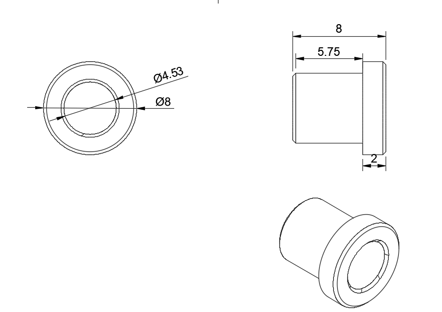 Bujes del sistema reductor de RPM