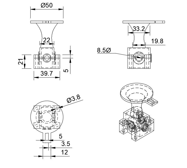 Back gearbox