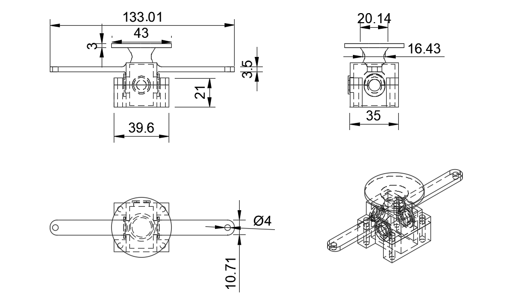 Front gearbox