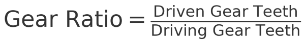 Gear Ratio Formula